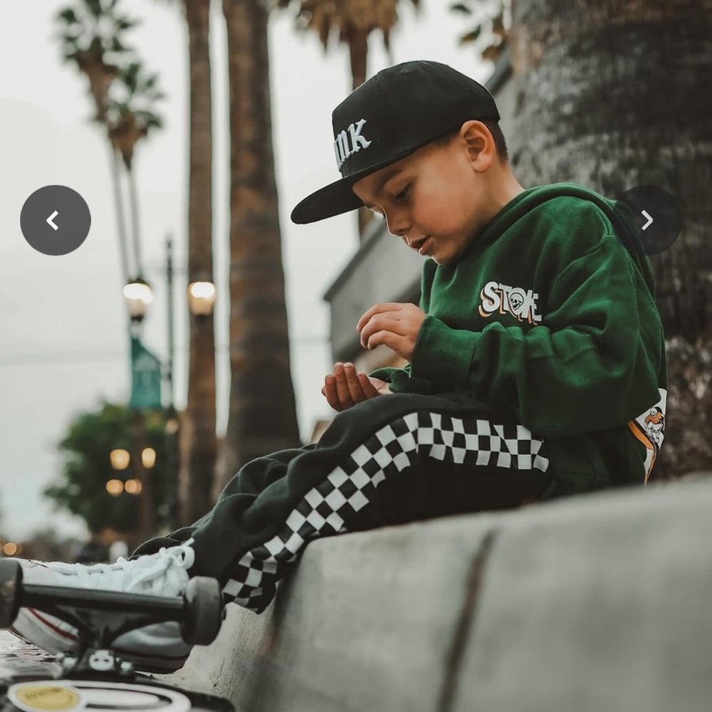 Little Trouble Checker Joggers